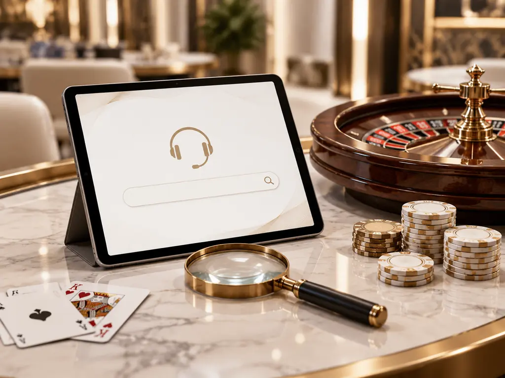 Tablet bantuan dan perlengkapan roulette