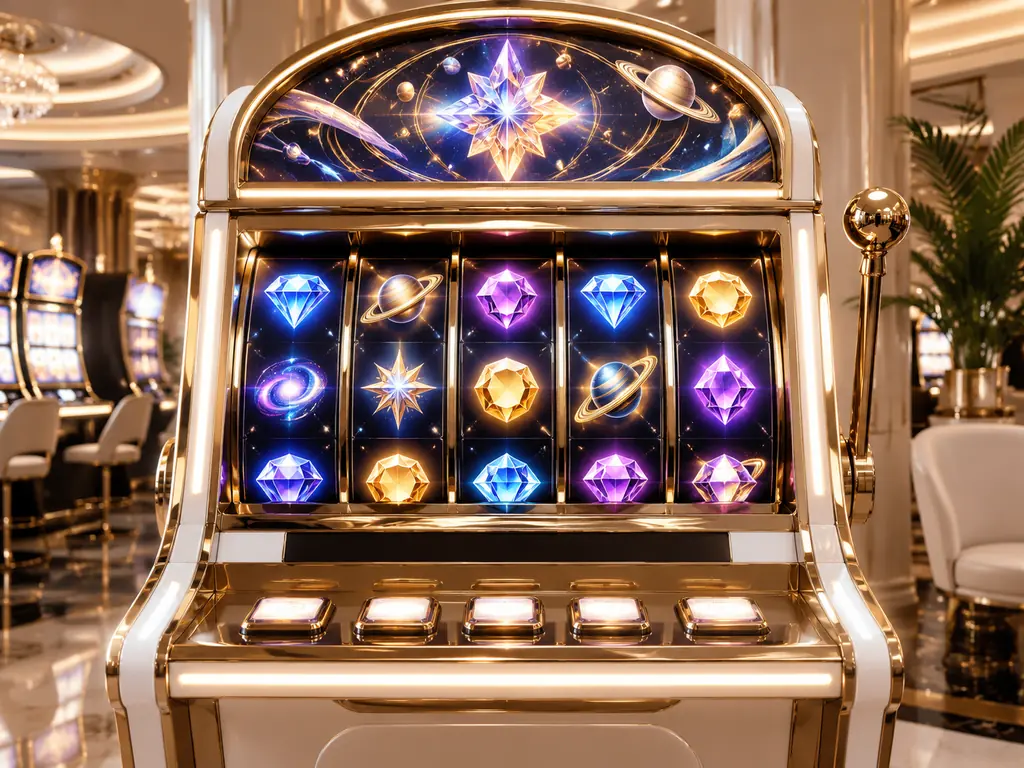 Kabinet slot bertema permata
